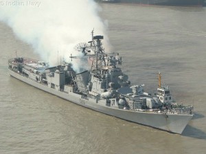 INS Ranjit modernizat cu Barak-1 - Sursa: www.bharat-rakshak.com