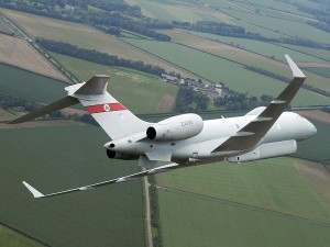 Raytheon Sentinel R1, bazat pe Bombardier Global Express - Sursa: MoD.uk