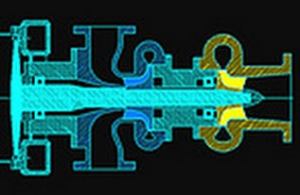 Desen CAD turbopompa - Sursa: ARCA