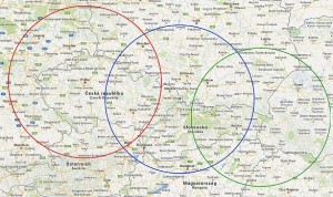 Acoperirea geografica asigurata de  RL-3DM ReUNION - Sursa: armadninoviny.cz