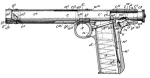 Brevet Browning "rotativ" 1897 - Sursa: forgottenweapons.com