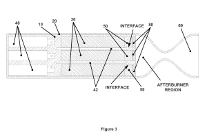 Bi-propellant rocket motor having controlled thermal management - Sursa: Google patents