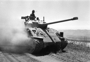 M-50 Sherman in timpul Razboiului de Sase Zile - Sursa: reddit.com