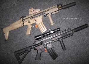 SCAR si HK416 - Sursa: ar15.com