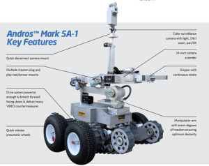 Remotec Andros Mark V-A1 - Sursa: sciencespacerobots.com
