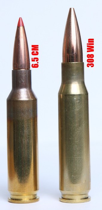 6.5 Creedmoor vs .308 Winchester - Sursa: huntinggearguy.com.